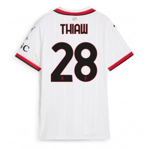 AC Milan Malick Thiaw #28 Dámské Venkovní Dres 2024-25 Krátký Rukáv